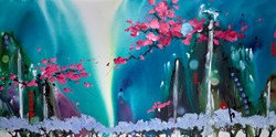 Becoming Light by Danielle O'Connor Akiyama - Original Painting on Box Canvas sized 72x36 inches. Available from Whitewall Galleries