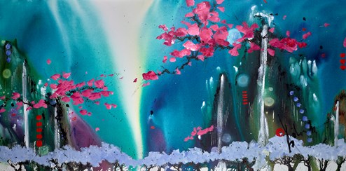 Becoming Light by Danielle O'Connor Akiyama - Original Painting on Box Canvas